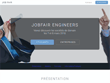 Tablet Screenshot of jobfair.be